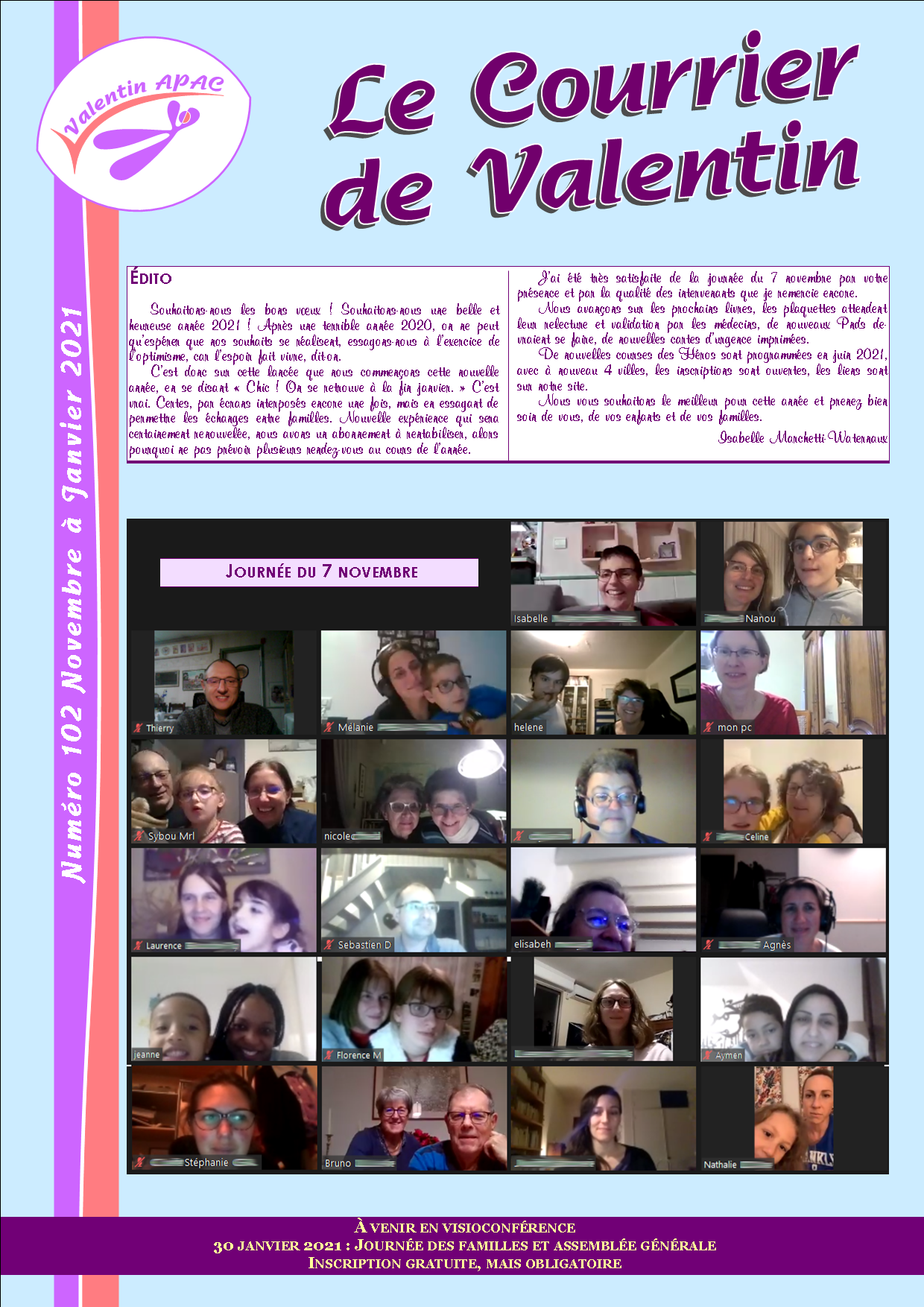 Le courrier de Valentin