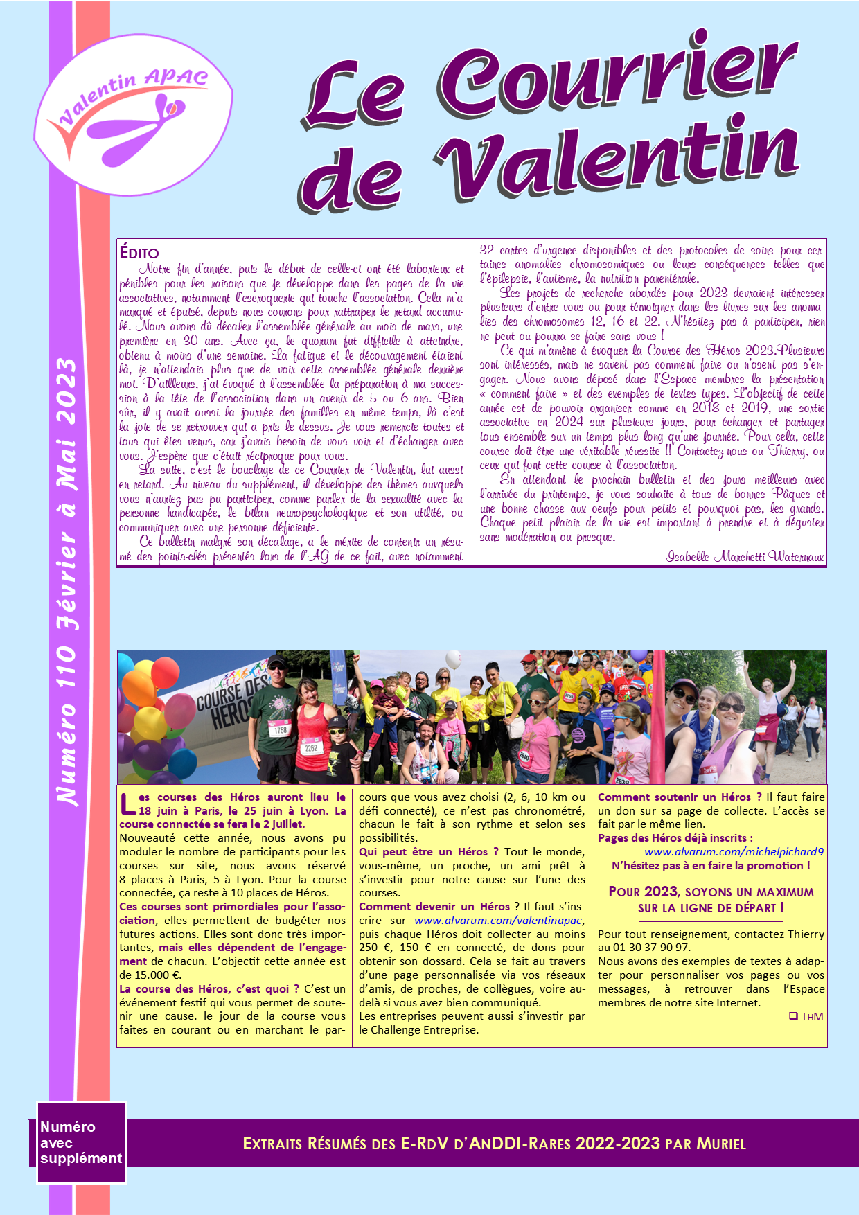 Le courrier de Valentin