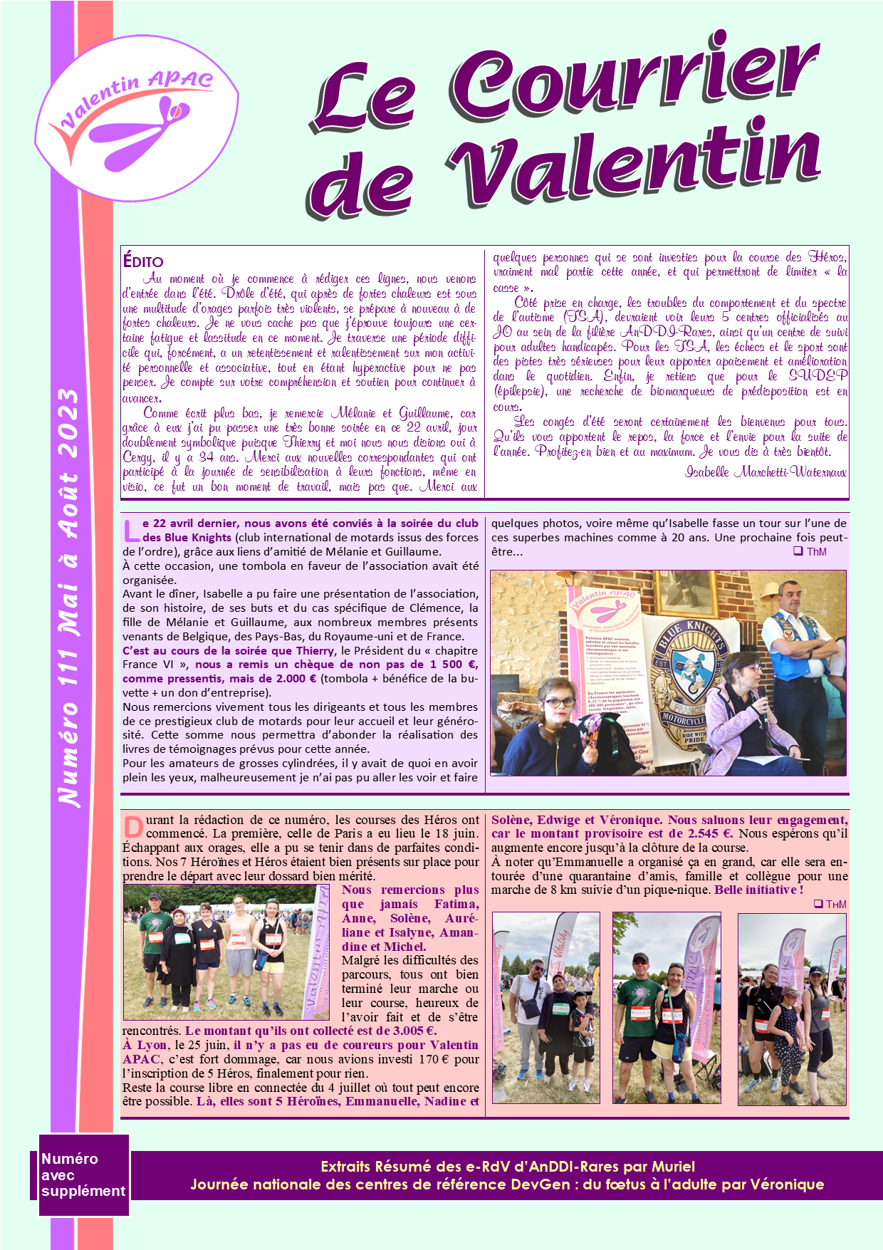 Le courrier de Valentin
